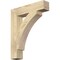 Ekena Millwork Thorton Block Rough Sawn Bracket, Douglas Fir, 4"W x 20"D x 24"H BKT04X20X24THR05RDF - alternate 1